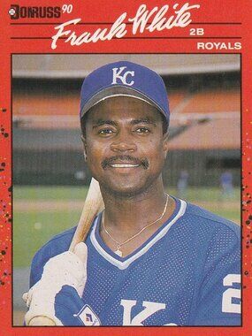 Frank White - Donruss 90 Baseball Card
